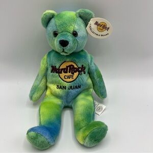NWT VINTAGE 2001 Hard Rock Cafe San Juan Collectible Bears  Monty Beara (4 of 5)